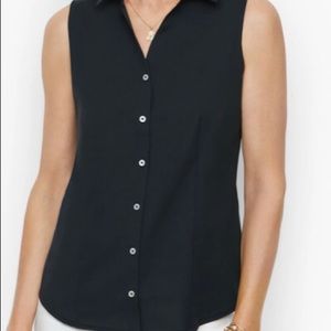 Talbots Sleeveless Perfect Shirt EUC